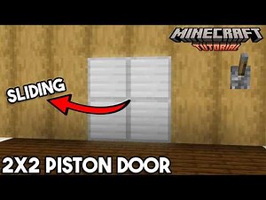 Sliding 2x2 Piston Door | Minecraft 26.1 Redstone Tutorial