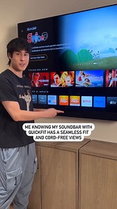 8.6K views · 5 comments | Seamless fit, cord-free view – 10/10 would recommend my soundbar with QuickFit 朗 | VIZIO | Facebook