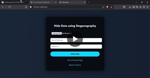 #cybersecurity #python #encryption #steganography #aes #informationsecurity #ai #softwaredevelopment #studentproject #portfolio | Gowtham K S