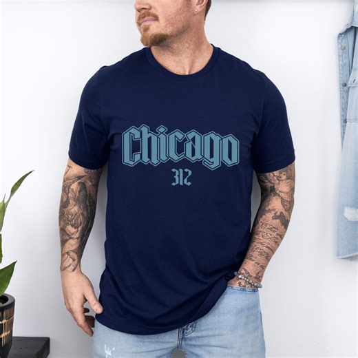 Chicago Shirt 312 Area Code Pride Tshirt Vintage Old English Chicago Illinois Unisex T-shirt - Etsy