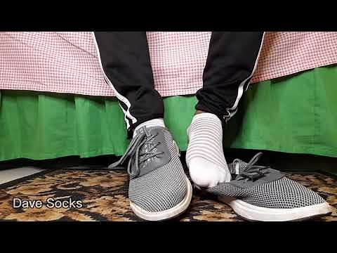 Toe Wiggling In Nike white Socks & Soft Shoes