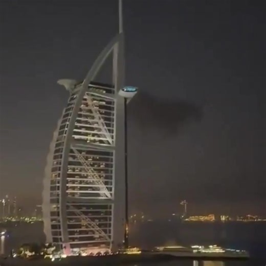 Burj Al Arab Hotel Attacked by Drone in Dubai