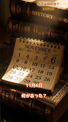 365History【今日は何の日?】11月6日