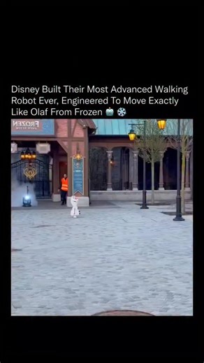 WealthFacts on Instagram: "Disney's Robot Breakthrough: Meet the FREE-WALKING Olaf! 🤯 Disney just unveiled their most advanced free-roaming character robot ever, and it's Olaf from Frozen! Engineered by Walt Disney Imagineering, this isn't a puppet or a simple animatronic—it's a self-balancing bipedal robot that uses advanced AI (Deep Reinforcement Learning) to move, emote, and talk exactly like the character from the film. Every motion is generated by an onboard control system, giving him the