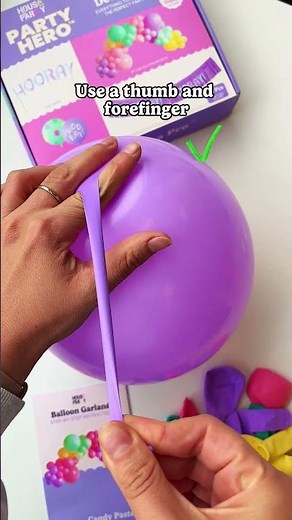 Balloon Tying Hack ✨ No More Sore Fingers! 🙌