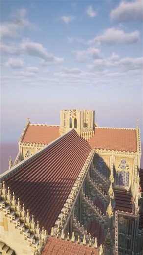 Spanish Gothic Cathedral Build #minecraft #minecraftbuilding #gothiccathedral