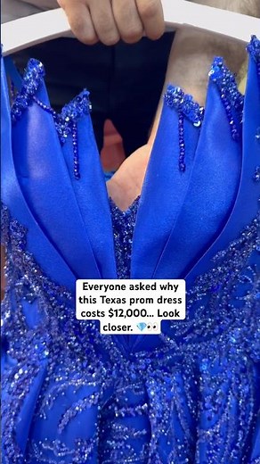 Ranking the craziest $12,000 Texas prom dress 👗 #prom2026 #promdress #luxury #shorts