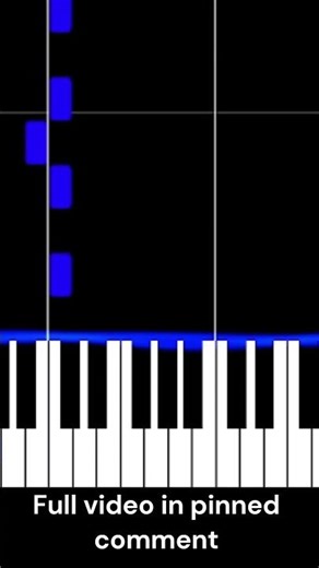 Red Megalovania from Dusttale - Easy Mode [Piano Tutorial] (Midi visualizer) (+Midi)