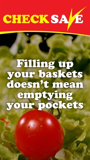 Promise # 2: Filling up your baskets doesn’t mean emptying your pockets 🛒 At CheckSave, we believe everyone deserves affordable groceries without compromise. That’s why we work hard to keep prices low, so you can fill your basket with confidence and still have change left over. Because smart shopping should always feel good 💛❤️ | Checksave