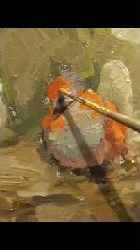 DAY 2 of confusing the algorithm by oil painting scenes from my indie game