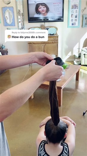 How to Make a Sock Bun for Long Hair