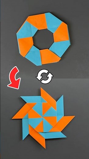 How to Make Transforming Paper Ninja Star 🌟