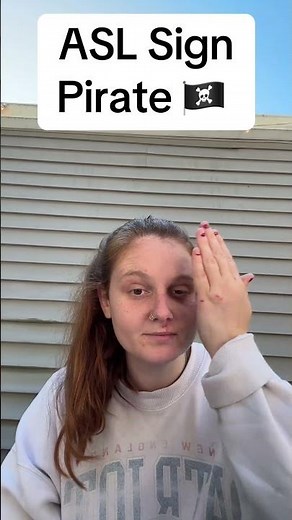 Learn How To Sign "Pirate" in ASL for Beginners | American Sign Language #shorts