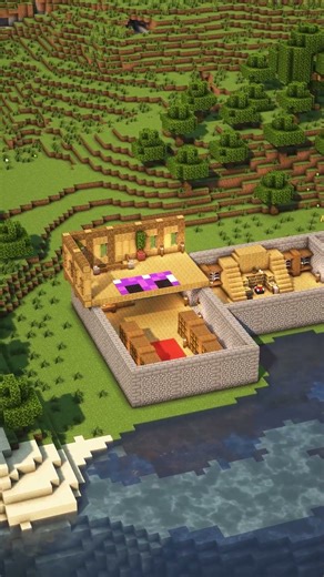 Minecraft Lake House 🏠 #minecraft