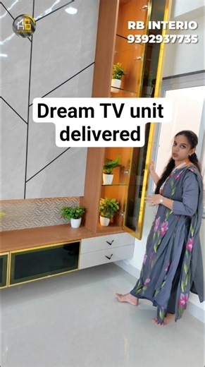 Modern TV Unit Design | Luxury Living Room Transformation | RB Interio