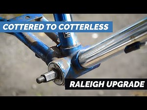 Cottered To Cotterless - Upgrading A Raleigh Bottom Bracket - Raleigh Bomber Rat Bike