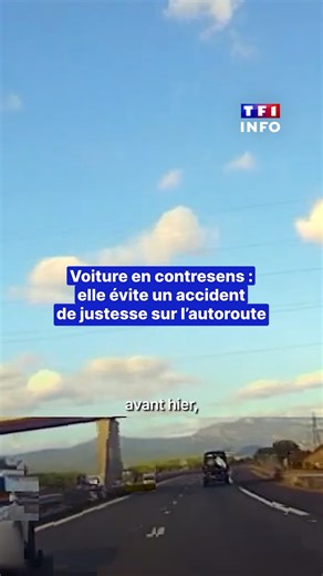 Un grave accident a probablement été évité de justesse dimanche sur l'autoroute A75 dans l'Hérault.��Un couple originaire de Vichy s'est retrouvé face à un véhicule qui roulait à contresens. | TF1 INFO