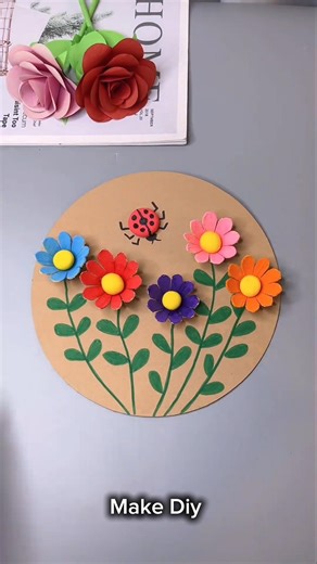 How to Make Beautiful Flowers from Egg Carton | Best Out of Waste Craft Idea 🌸♻️ #bestoutofwaste