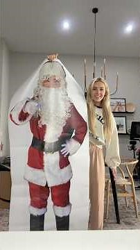 HO HO HO !! 🎄🎅🏻🎁 #diy #craft #decoration making a christmas santa sticker for the bathroom