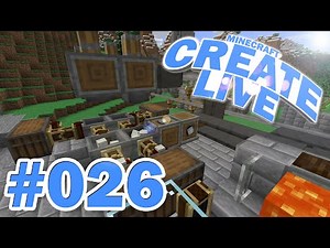 LIMESTONE GENERATOR - 🛠 MINECRAFT CREATE LIVE #026 [GERMAN GAMEPLAY]