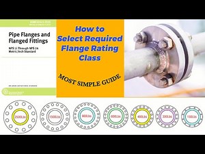 Piping Design | How to Select Required Flange Rating Class as per ASME B16.5