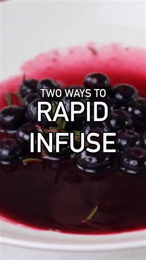 Ash Otto on Instagram: "✨ Rapid Infusion 101 ✨ Quick flavour, no waiting. 🔹 Two main methods: – Vacuum machine – Siphon gun (charged with nitrogen or CO₂) 🔹 How it works: – First step - Pressure forces flavour into porous ingredients – Second- it drops/ releases pressure drawing bubbles and liquid back out of the solid ingredient. – This back-and-forth extracts aroma and flavour fast. 🔹 Why use it? – No heat needed – No lengthy infusion time – Ideal for fresh herbs, fruit, liquids - purées, s