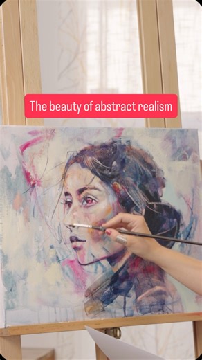 What makes abstract realism so beautiful is how it combines the worlds of expressive abstraction with refined realism and finding that balance. . . . #abstractrealism #artstyle #artistsofinstagram #artofinstagram #artprocess #artgram #artcommunity #creativeart #artistsupport #artstudio #artreels #artstagram #artsy | Milan Art Institute