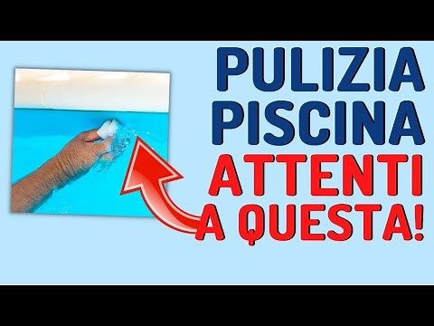 Come pulire la linea di galleggiamento dell’acqua nella tua piscina