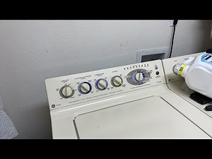 2000 GE Washer Full Cycle… Sneak Peak Of New Washer…