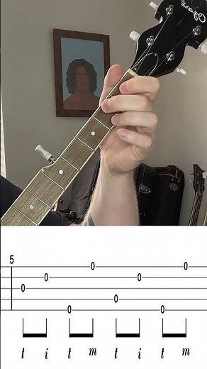 Alternating Roll Exercise – Banjo Play-Along | 120 BPM 🪕