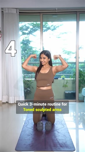 Payal🔹Fit Mom on Instagram: "3 minutes routine for those flabby arms 💪 Toned arms are indeed sexy 😍 Save & repeat with me alternate days. Feel free to repeat twice for better results! #strongwomen #strongarms #armsworkout"