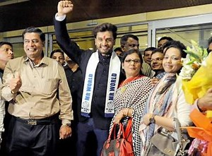 406K views · 531 shares | Mr World 2016 Rohit Khandelwal returns home to a hero’s welcome | The Times of India | Facebook