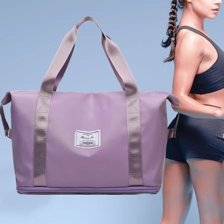 Lolmot Expandable Gym Bags, Duffle Bags For Sports And Weekend Travel, Large Capacity Lightweight Overnight Bags For Men And Women, Travel Duffel Bags, Sports Tote Bag - Walmart.ca