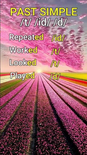 Past Simple. Pronunciación /t/ /id/ /d/ #inglesrapidoyfacil #englishgrammar #english #learnenglish