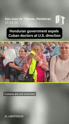 At the direction of the U.S., the Honduran government under president Nasry Asfura has expelled its Cuban doctors from the country. The doctors were stationed at a free ophthalmological clinic in Colinas, Santa Bárbara and were part of the Operation Miracle program, which provided services to poor and vulnerable populations. Medical brigades have become one Cuba’s most critical sources of income in the face of the U.S. blockade. | Cuba Analysis