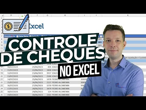 Como fazer Planilha de controle de cheques Excel
