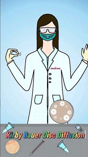Kirby Bauer Disc Diffusion Method Explained #Labskills #microbiology #antibiotics