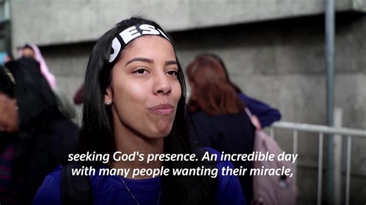 Thousands of evangelical Brazilians participate in the most recent edition of the ‘March for Jesus’ in Sao Paulo and share their faith on the streets over a 2.2-mile route. | Reuters