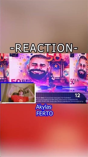 Eurovision 2026 GREECE - Reaction - Akylas - Ferto #shorts #music