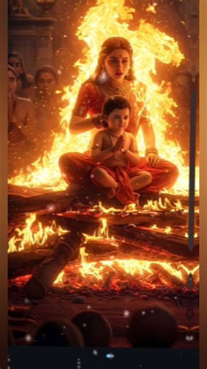 भक्त प्रहलाद और हिरण्यकशिपु की कथा हिंदू पुराणों की सबसे प्रेरणादायक कहानियों में सेएक है#viralshort