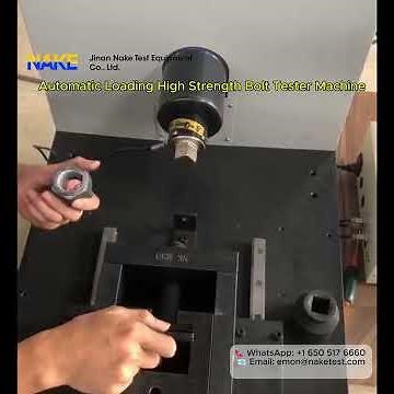 🚀 High Strength Bolt Testing Machine | Installation & Test Demonstration | #testequipment