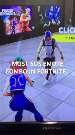 MOST SUS EMOTE COMBO IN FORTNITE… #fortnite #weird #funny #shorts
