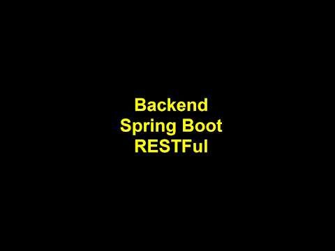 Backend RESTFul SpringBoot (audio malo)