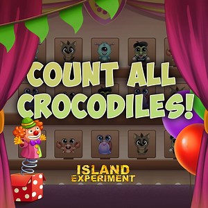 How many crocodiles can you find in this video? Tell us your answer to win a prize! 🎁 Play with us ▶️ https://apps.facebook.com/islandexperiment/ | Island Experiment