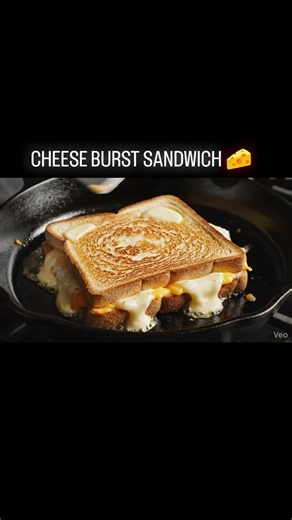 CHEESE BURST SANDWICH 🧀 #foodshorts #food #indianfood #chulhasechammachtak #foodie