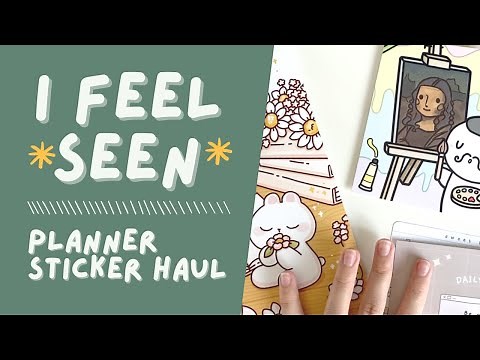 STICKER HAUL | CoffeeMonsterzCo, Sweet Freckled Design, Papershire Stationery & RabbitHoleHandCraft