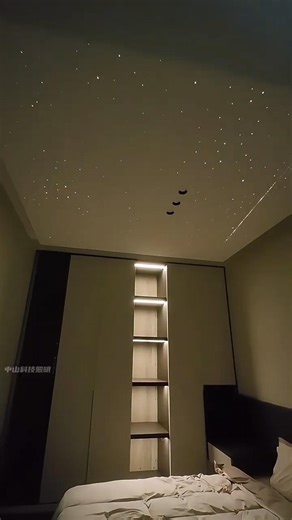 DIY Galaxy Ceiling 🌌 Step-by-Step Fiber Optic Light Setup#DIYLights #FiberOpticLights #CeilingDesign
