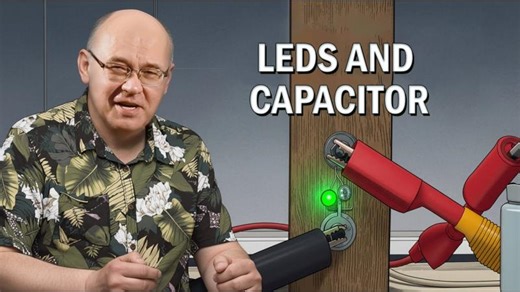 LEDs and capacitor | GetAClass