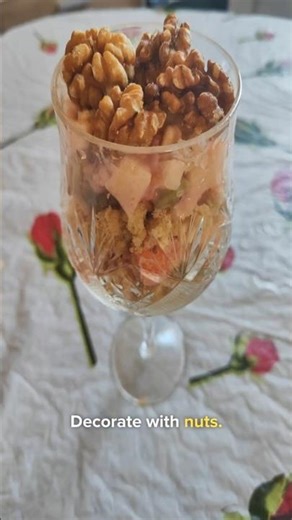 🍓🥝 Fruit Salad with Yogurt 🥛🍌