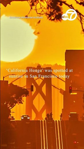Epic photo shows return of 'California Henge' to San Francisco